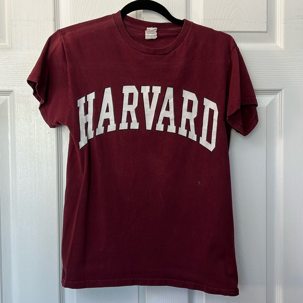 Delta Proweight Red Harvard Tshirt Small